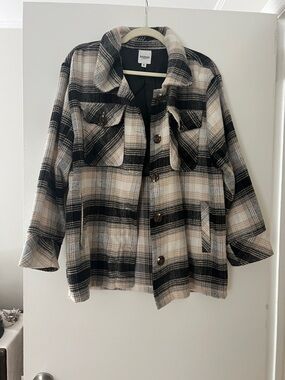 Plaid shacket